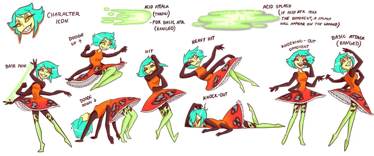 Concept art - Attacks 