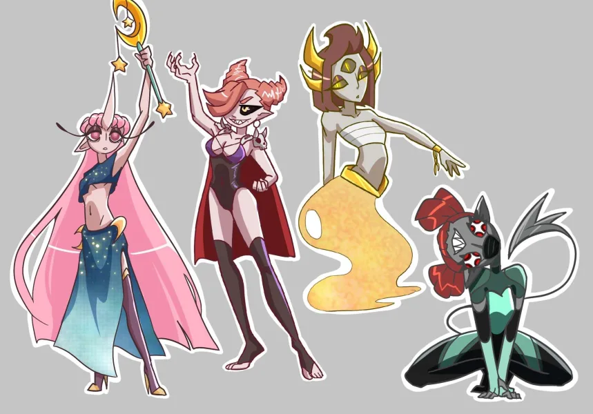 Concept art - background characters